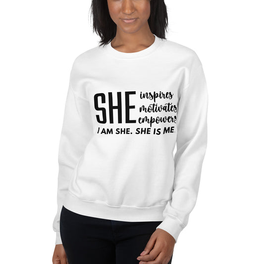 {T-Shirt} She Inspires. She Motivates. She Empowers.