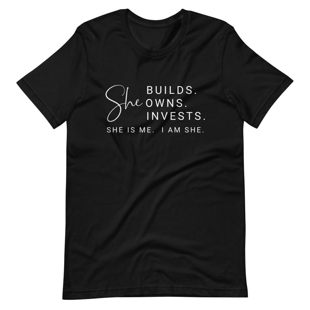 SheBuilds. SheOwns. SheInvests. + FREE E-Book